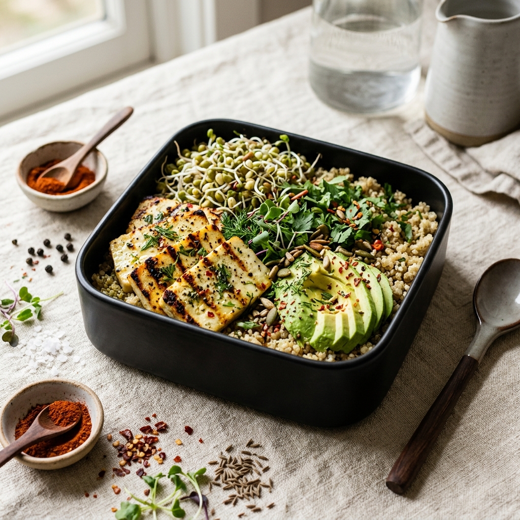 Premium wellness meal boxes with fresh healthy ingredients